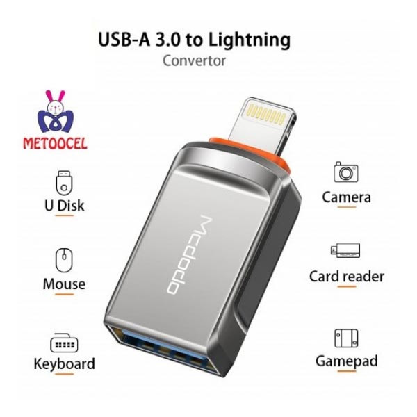 Zala Bt Mcdodo Otg Usb A To Lightning Adapter Ot