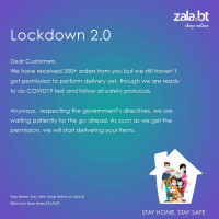 Lockdown Notice Update