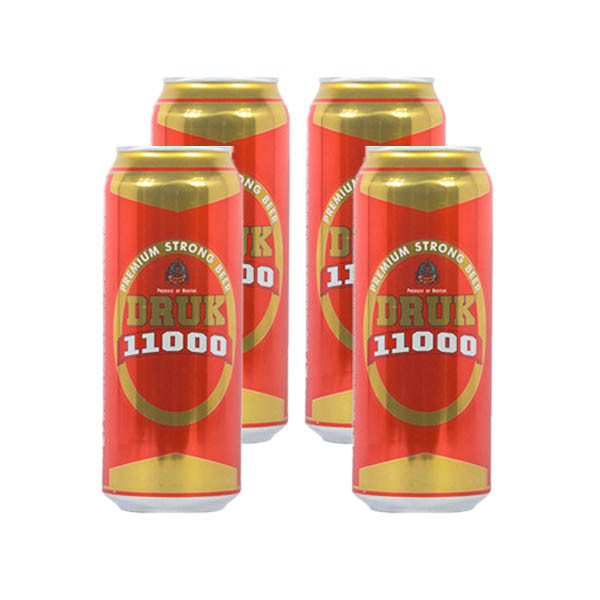 Druk 11000 Canned Beer(Pack of 4), 500ml