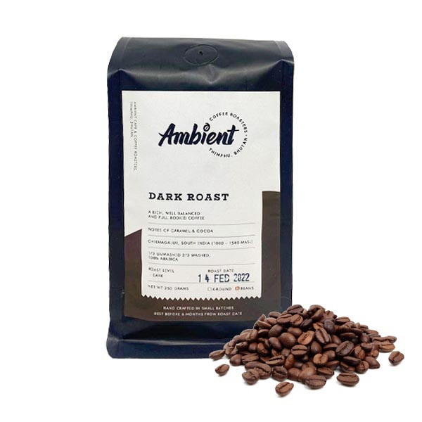 Ambient Dark Roast Beans Coffee, 250g