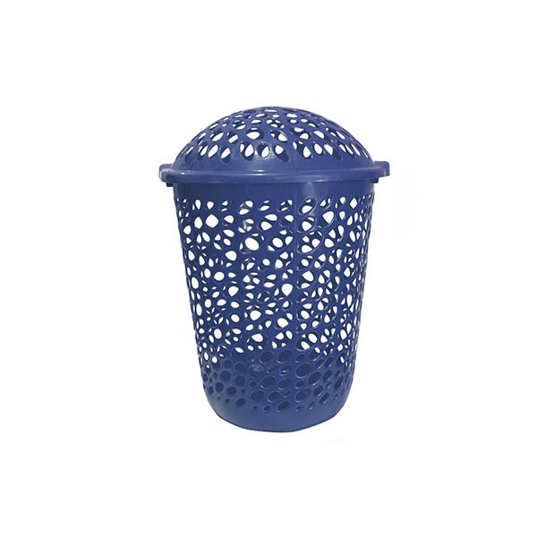 Laundry Baskets with Lid - Blue