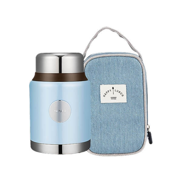 Tafuco Stainless Steel Soup Flask (Blue) - 0.9L