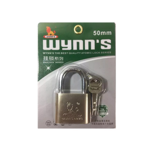 Wynn's Steel Solid Padlock (50mm)