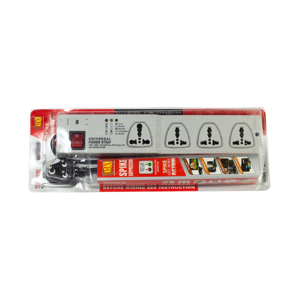Mx 4 Outlet 1462 Universal Power Strip (15A)