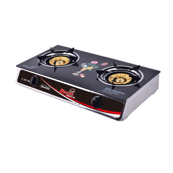 Wenice Tempered Glass 2 Burner Gas Stove