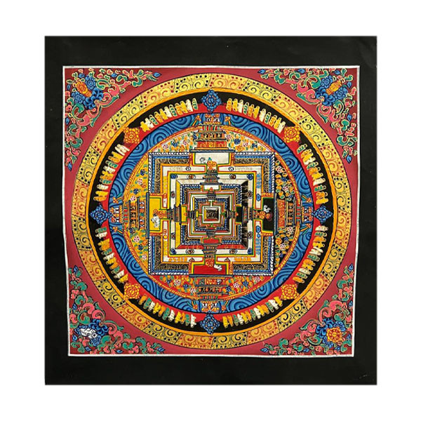 Om Mandala Thangka Painting- XVII