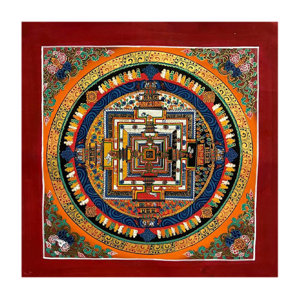 Om Mandala Thangka Painting- XXVI