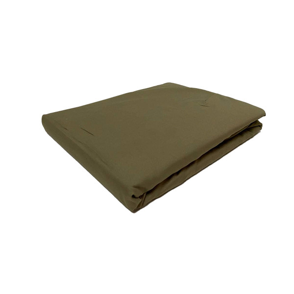 Tulip Single Olive Colour Bedsheet Set- 2 Piece