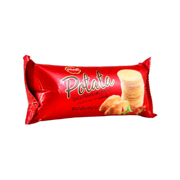 Zalabt Pran Potato Spicy Flavored Biscuit 100g 5369