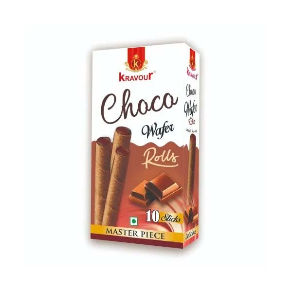 Zalabt Kravour Choco Wafer Rolls 100g