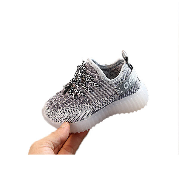 Kids Sneaker Grey Shoe: (Size: 27)