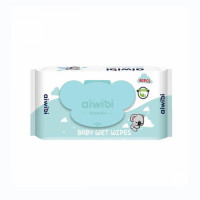 Aiwibi Blue Baby Wet Wipes - 80Pcs